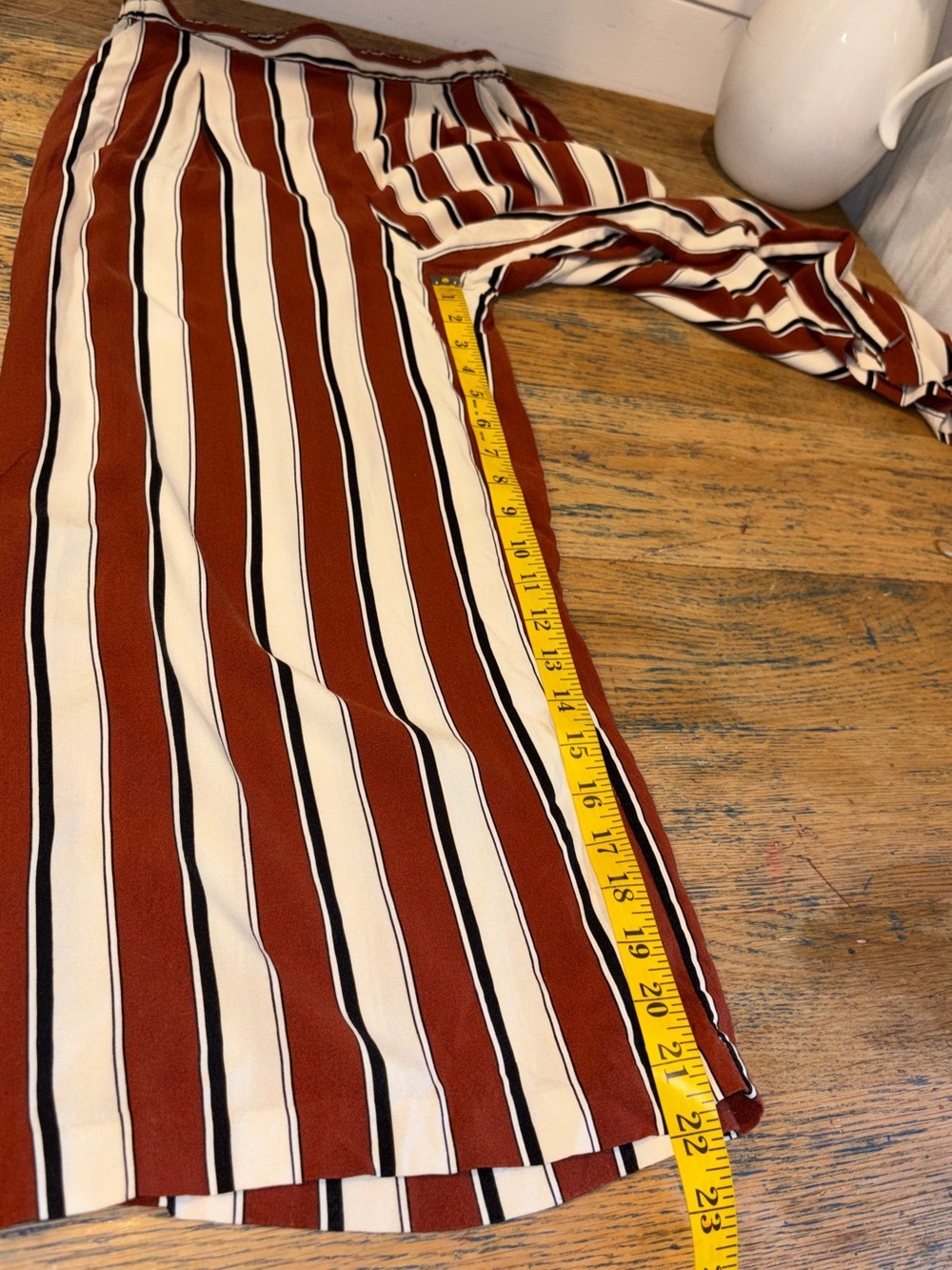 🚨Final price🚨 H&M Striped Wide Leg Pants – Size 6 - Picture 8 of 8